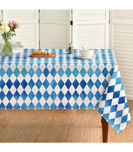 Horaldaily Oktoberfest Tablecloth 60×84 Inch Rectangular, Beer Festival