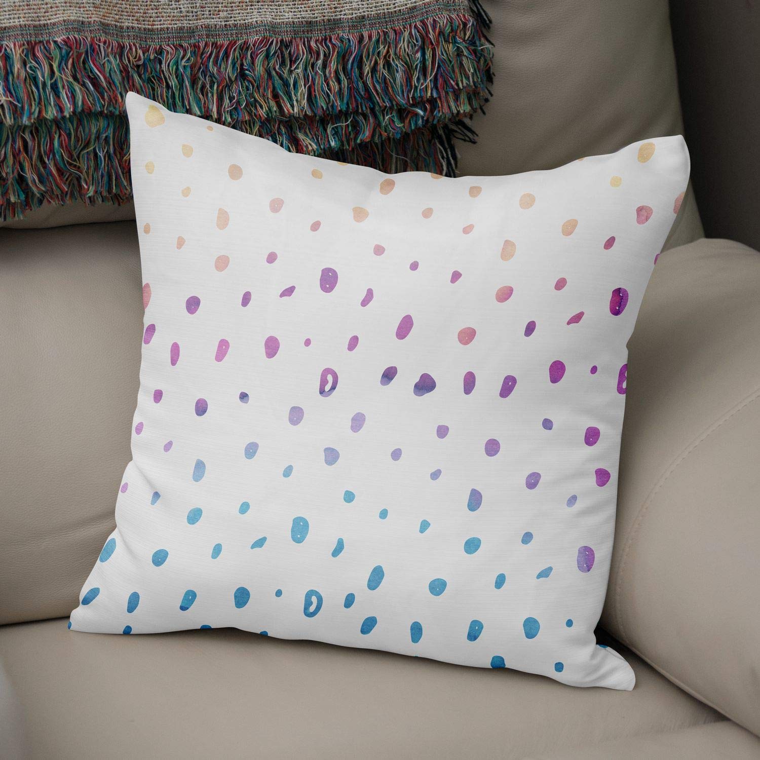 Bonamaison Decorative Cushion Cover Random Pattern, Throw Pillow Covers, Home Decorative Pillowcases for Livingroom, Sofa, Bedroom, Size:43X43 Cm - Designed and Manufactured in Turkey