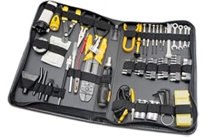 Syba SY-ACC65053 100 Piece Computer Technician Tool Kit for Repairing, Wiring, Cleaning, and Testing