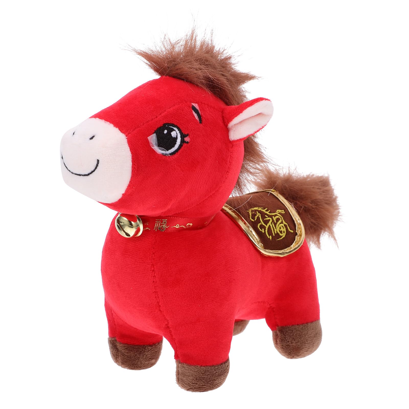 Photo 1 of TOYANDONA Chinese Zodiac Horse Plush Doll 20cm 2026 Year of The Horse Stuffed Animal Toy Spring Festival Zodiac Animal Souvenir Mascot Doll for Chinese New Year Festival Party