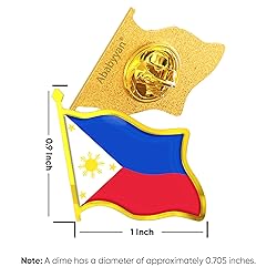 Philippines Flag Lapel Pin - Enamel Metal National