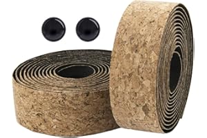Bicycle Handlebar Tape, Bike Handlebar Tape Cork Grip for Road Bike Wrapping Bar for Accessory 2PCS, Accessory