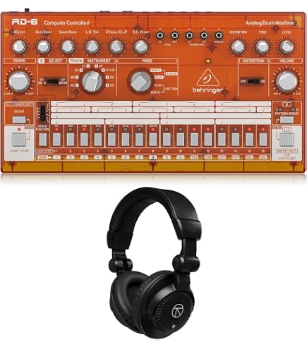 Amazon.com: Behringer RHYTHM DESIGNER RD-6-TG Analog Drum Machine