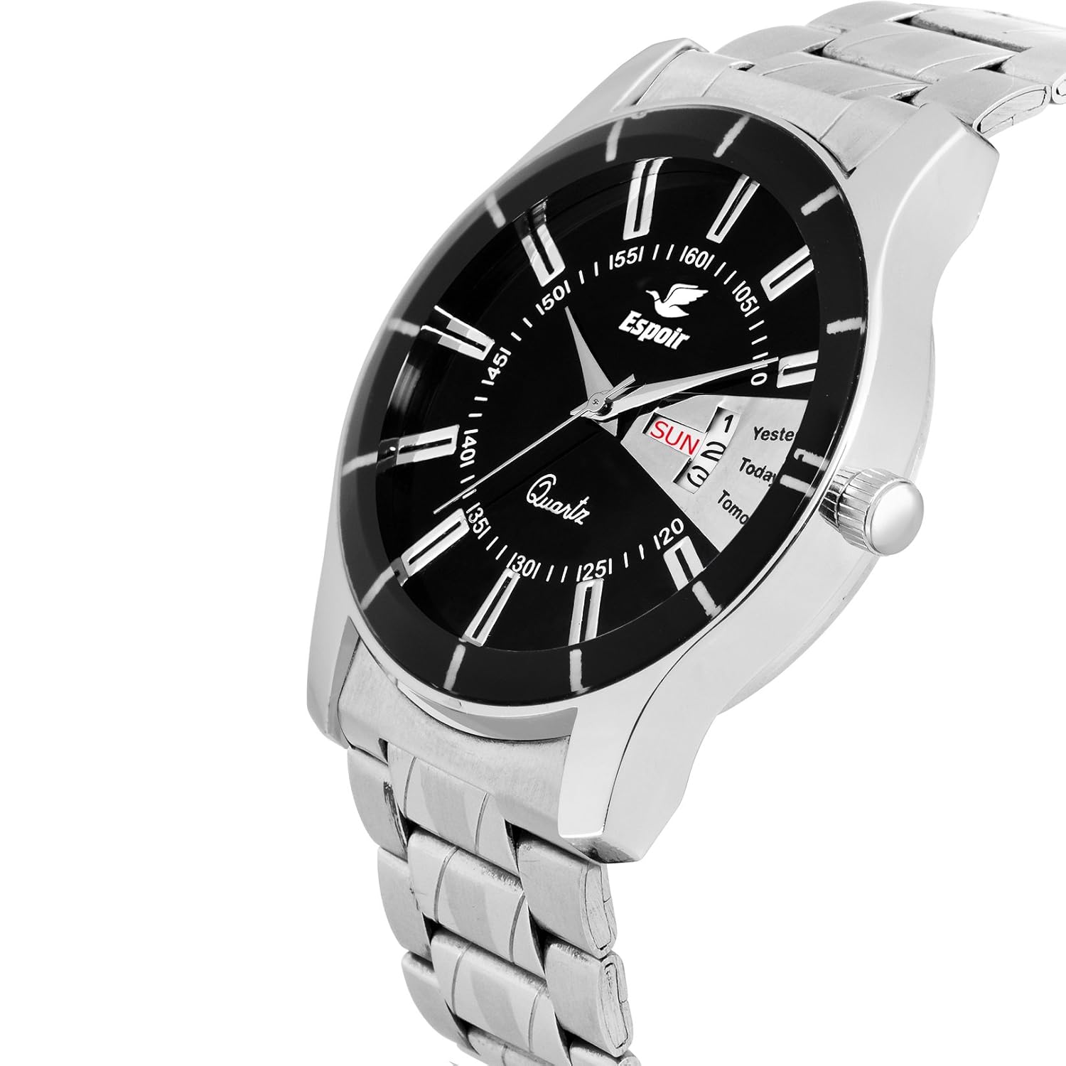 espoir analog black dial day and date boy's and men's watch hero bahu0507