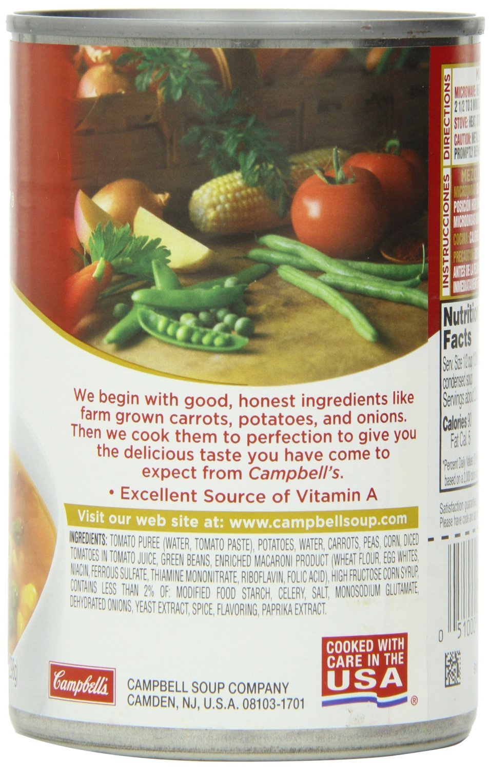 Amazon Com Campbell S Vegetarian Vegetable Soup 10 5 Oz