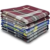Selected Hanky 100% Cotton Men's Handkerchief 6 Piece Gift Set