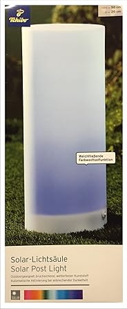 Tcm Tchibo Led Solar Saule Xl Grosse 50 Cm Gartenleuchte Gartensaule Garten Lampe Licht Amazon De Beleuchtung