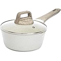 Ecolution Farmhouse Cast Aluminum, Durable Nonstick Coating, Stainless Steel Base, Even Heating, Dishwasher Safe, Wood…