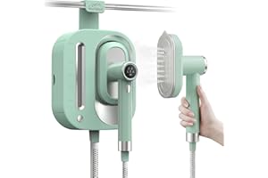 WellMall 2 In 1 Steamer for Clothes：1550W Powerful Steamer with 1100ml Detachable Tank,30s Fast Heat-Up,Horizontal & Vertical