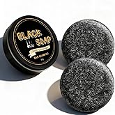 2 PCS Gray Hair Reverse Bar, Natural Hair Darkening Shampoo Soaps, Black Soap for Gray Hair Coverage,Deep Clean & Scalp Care for Men and Women.