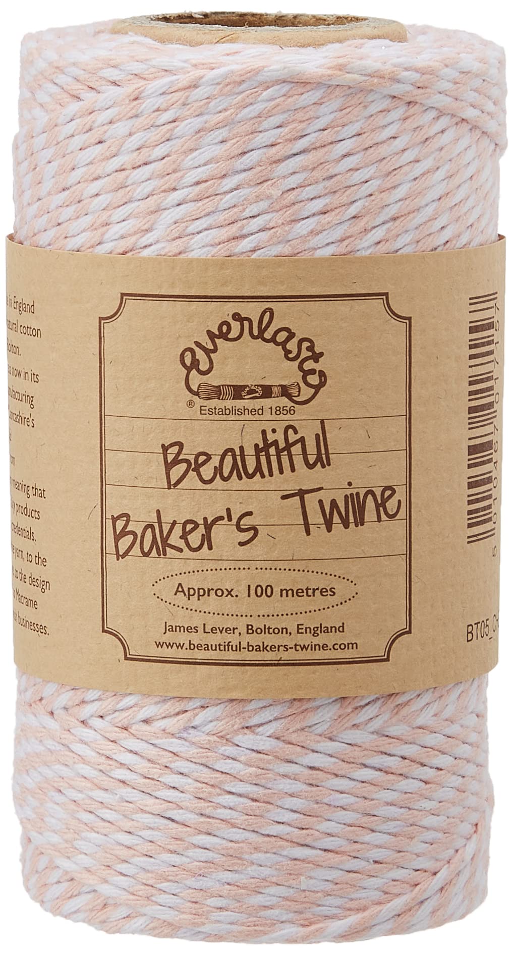 100m - Everlasto Original 'Beautiful Bakers Twine' (2mm approx) (Cherry Blossom)
