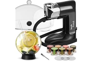 HOMIA Cocktail Smoker Kit - Whiskey Smoker Kit - Smoke Infuser - Premium Kit, 14 PCS with Accessories and Wood Chips - Indoor Smoker - Gift for Men