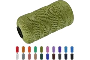 CAMAL Braided Nylon String 3 Strands 1.5mm x 218 Yards Twisted Twine Rope Mason Line String for Gardening Making, DIY Arts Pr