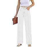luvamia Wide Leg Jeans for Women Trendy High Waist Straight Leg Baggy Jeans Stretchy Denim Pants Trouser Jeans