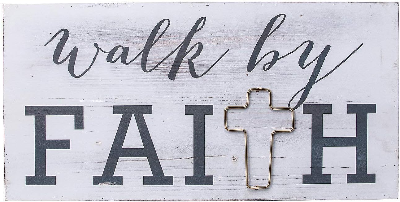 Fun Express Walk by Faith Wall Sign Home