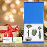 TECHSTR Jade Roller Gua Sha Set - Eye Puffiness & Skin Tightening view 6