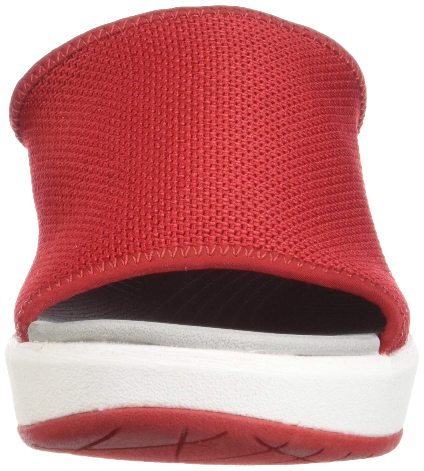 Clarks Women's Step Cali Bay Sandal, red Textile Knit, 090 W US - Image 5