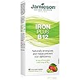 Jamieson Iron + Vitamin B12, 45 chewable tabs