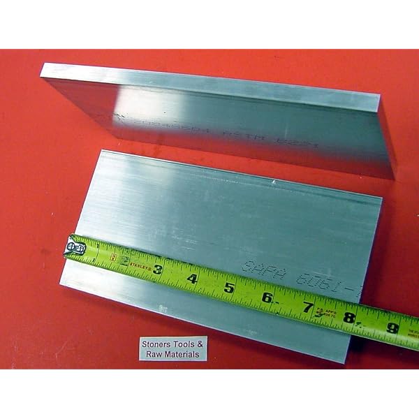 1/8 X 3 X 9 Aluminum 6061 T6511 Flat Bar – USA Made, 3-Pack Mill Stock
