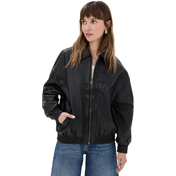 Amazon.com: Lioness Women's Madame Bomber Jacket, ONYX