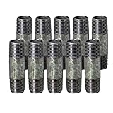 Supply Giant OQHM3855-10 Steel Nipple Pipe, 3/8'' x