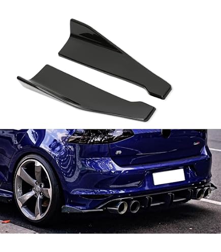 Bumper Lip Splitter 2-Piece Rear Bumper Lip Spoiler For Acura MDX 2001 ...