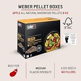 Weber Beechwood Wood Pellets 8kg For Smoking BBQ EU FSC Beech view 3