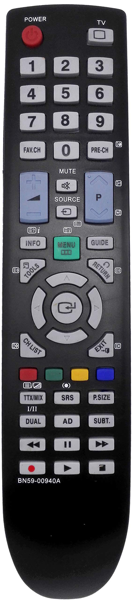 ALLIMITY BN59-00940A Remote Control Replace for Samsung LE32B530 LE37B530 LE40B530 LE40B550 PS42B450 PS50B450