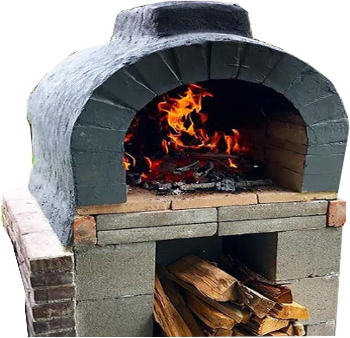 Brick Oven Plans DIY Outdoor Cooking Pizza Patio Party Ribs Backyard Woodfire