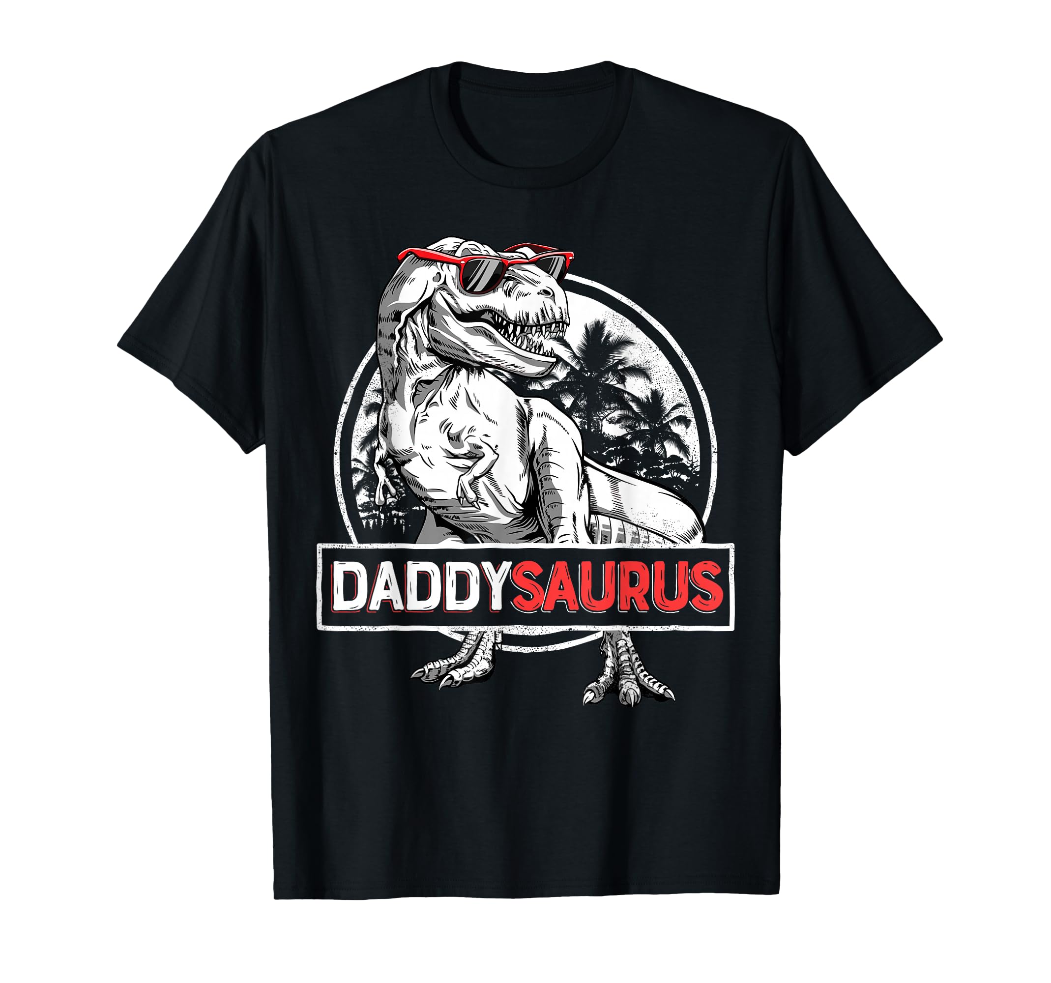 Photo 1 of *SMALL* Daddy Saurus T rex Dinosaur Men Father's Day Family Matching T-Shirt