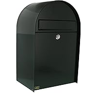 De populairste Brievenbussen Burg-Wächter, stalen brievenbus, A4-inwerpformaat, volledig verzinkt, staal, Nordic 780 GR, groen