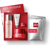 SK-II Anti-Aging Skin Care Set - 6-Piece Gift &amp; Travel Kit | Japanese Skin Care Set with Facial Treatment Cleanser, Facial Treatment Essence, Face and Eye Cream &amp; 2 Sheet Face Masks