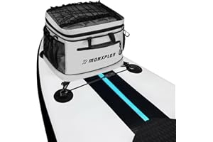 MORXPLOR Waterproof PVC Material Paddleboard Cooler Deck Bag,40 cans Sup Deck Cooler Bag,Cooler Bag for Paddleboard,Lunch Box Cooler Insulated Bag,Camping Cooler Bag,Kayak Cooler Bag