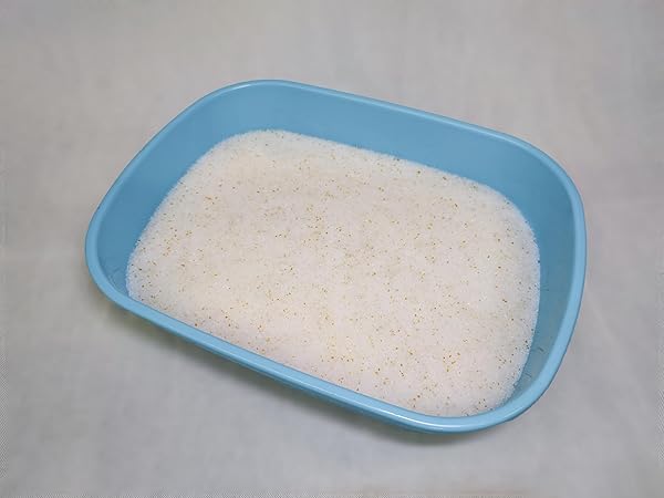 CRYSTAL CAT LITTER WITH 5-COLOR HEALTH MONITORING，RAPID MOISTURE ABSORPTION LAST UP TO 2 MONTHS，MICRO CRYSTALS， LOW TRACKING，LOW DUST（8 LBS ）