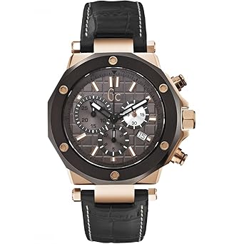 GC x72024g5s – Uhr für Männer, Lederband braun