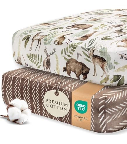 Kigai Farm House Animals Crib Sheets - Boys & Girls Cotton