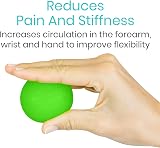 Vive Squeeze Balls Hand Therapy Grip Strengthener Set 4 Levels 5 cm view 8