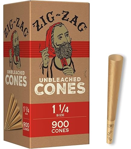 ＣＯＮＥ／ＢＩＧＧジャン Amazon.com: ZIG-ZAG Pre Rolled Cones King Size Unbleached (800