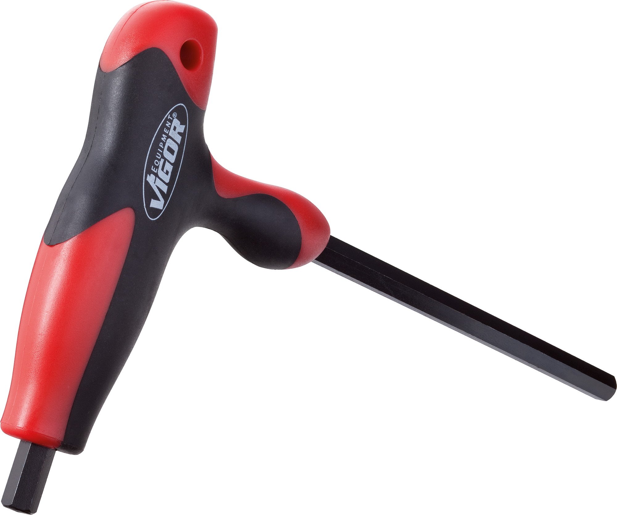 Vigor V2502 Hexagon T-Handle Screwdriver, 10 mm, Length 216 mm