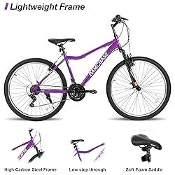 HH HILAND Women 26 Inch Mountain Bike, Mens and