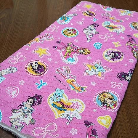 Amazon ふたりはプリキュアスプラッシュスター キルティング生地 100 50 綿100 日本製 手芸 ハンドメイド 布 生地 通販