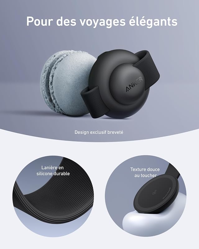 Chargeur à Induction Qi2 15 W (Chargeur USB C Inclus)