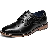 Amazon.com | Hush Puppies boys Ty Dress Shoe, Black, 13 Wide Little Kid US  | Oxfords