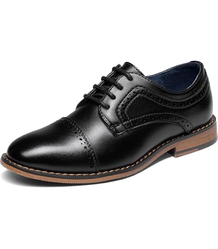 Amazon.com | STACY ADAMS boys Dickinson Cap-toe Oxford, Black, 2
