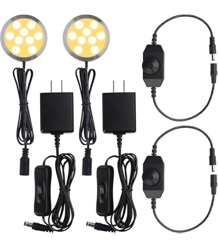 Dimmable Recessed Installtion 2W 12V Kitchen Under Cabinet Lighting LED For Jewelry, Counters