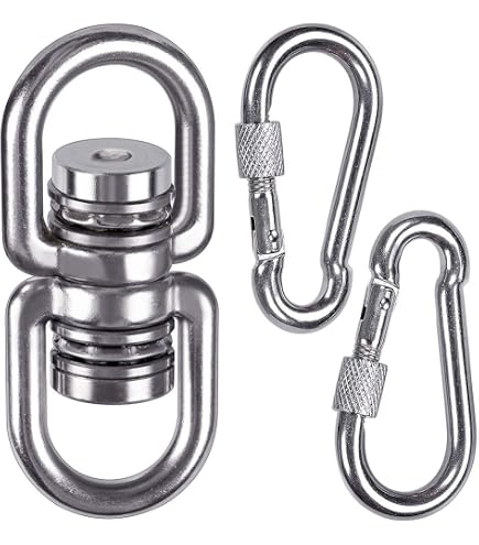 FOSER Lot De 2 Sangles D'Extension Hamac Yoga 23 KN - Nylon Réglable Pour Escalade, Pilates, Fitness & Étirements Profonds