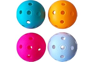 EXEL Precision Pro Floorball Balls - 4-Pack Multicolor
