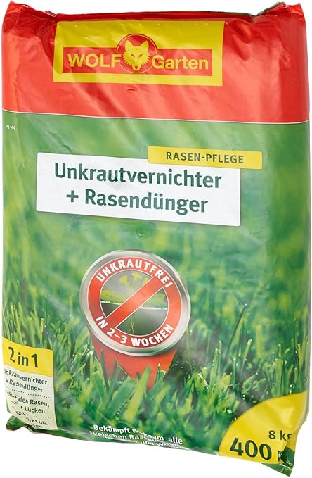 Wolf Garten Sq400 2 In1 Unkrautvernichter Plus Rasendunger 3840740 Amazon Co Uk Garden Outdoors