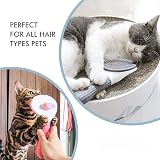 Elezenioc Dog Cat Brush Grooming Comb Self Cleaning Slicker Grey view 4