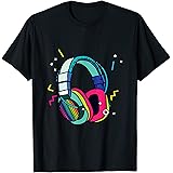 Music Sound Headphones DJ Funny Gift For Disk Jockey T-ShirtOEKO-TEX STANDARD 100